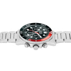 AT3J37X1 Midnight Black Dial with Black+Red Bezel Chronograph