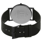 Titan Quartz Analog Watch for Men Black Dial with Leather Strap