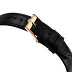 Titan Quartz Analog Watch for Men White Dial with Leather Strap