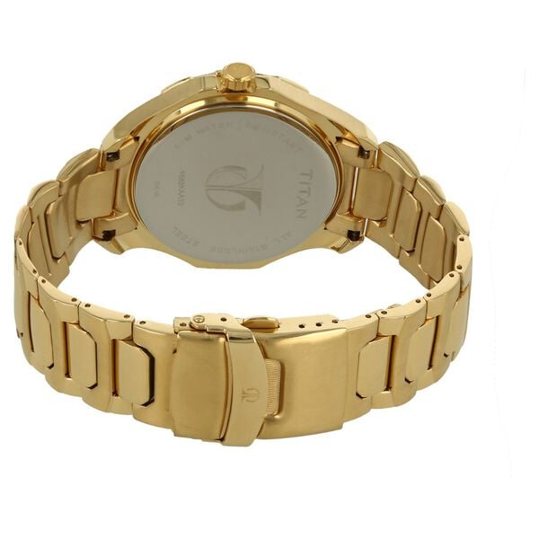 Titan Champagne Dial Multifunction Watch for Men