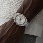 Titan Workwear Quartz Multifunction Watch for Men Silver Dial with Stainless Steel Strap