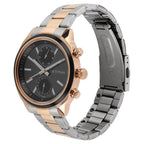 Titan Workwear Quartz Multifunction Watch for Men Black Dial with Stainless Steel Strap
