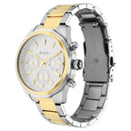 Titan Quartz Multifunction Watch for Men Silver Dial with Stainless Steel Strap