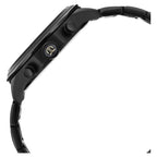 Titan Quartz Multifunction Watch for Men Black Dial with Stainless Steel Strap