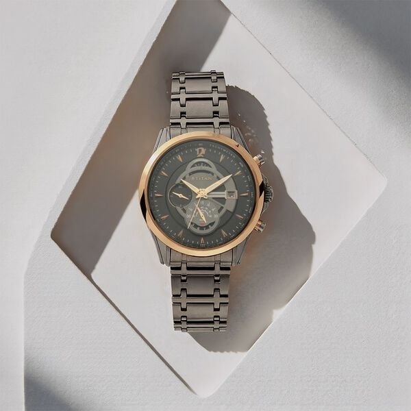 Maritime from Titan - Chronograph Watch with Lateen Sail Inspired Indices