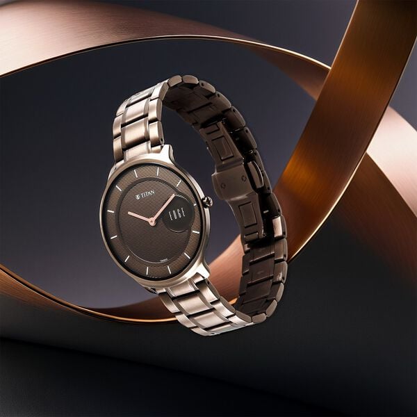 Titan Dark Brown Dial Analog Watch for Men