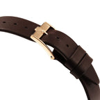 Titan Quartz Analog Watch for Men White Dial with Leather Strap