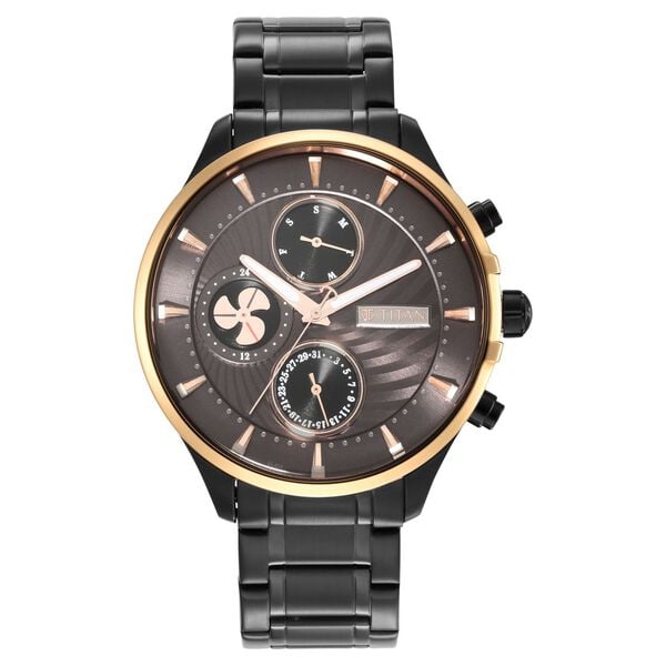 Titan Maritime Watch with Anthracite Dial Quartz Multifunction Function for Men