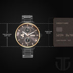 Titan Maritime Watch with Anthracite Dial Quartz Multifunction Function for Men