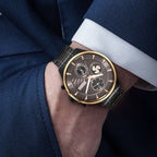 Titan Maritime Watch with Anthracite Dial Quartz Multifunction Function for Men
