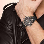 Titan Maritime Watch with Anthracite Dial Quartz Multifunction Function for Men