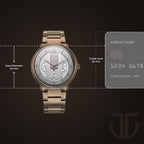Titan Grey Dial Quartz Multifunction Watch for Men