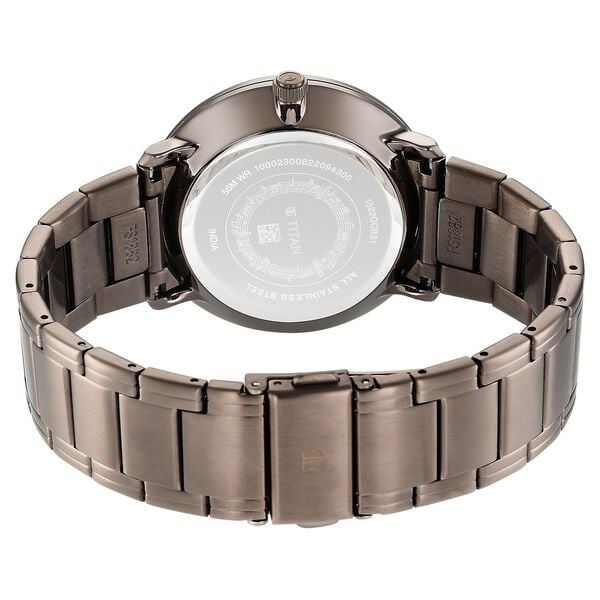 Titan Grey Dial Quartz Multifunction Watch for Men