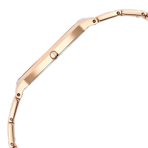 Titan Edge Metal Ladies Allure Quartz Analog Mother of Pearl Dial Watch for Women with Rose Gold Stainless Steel Strap