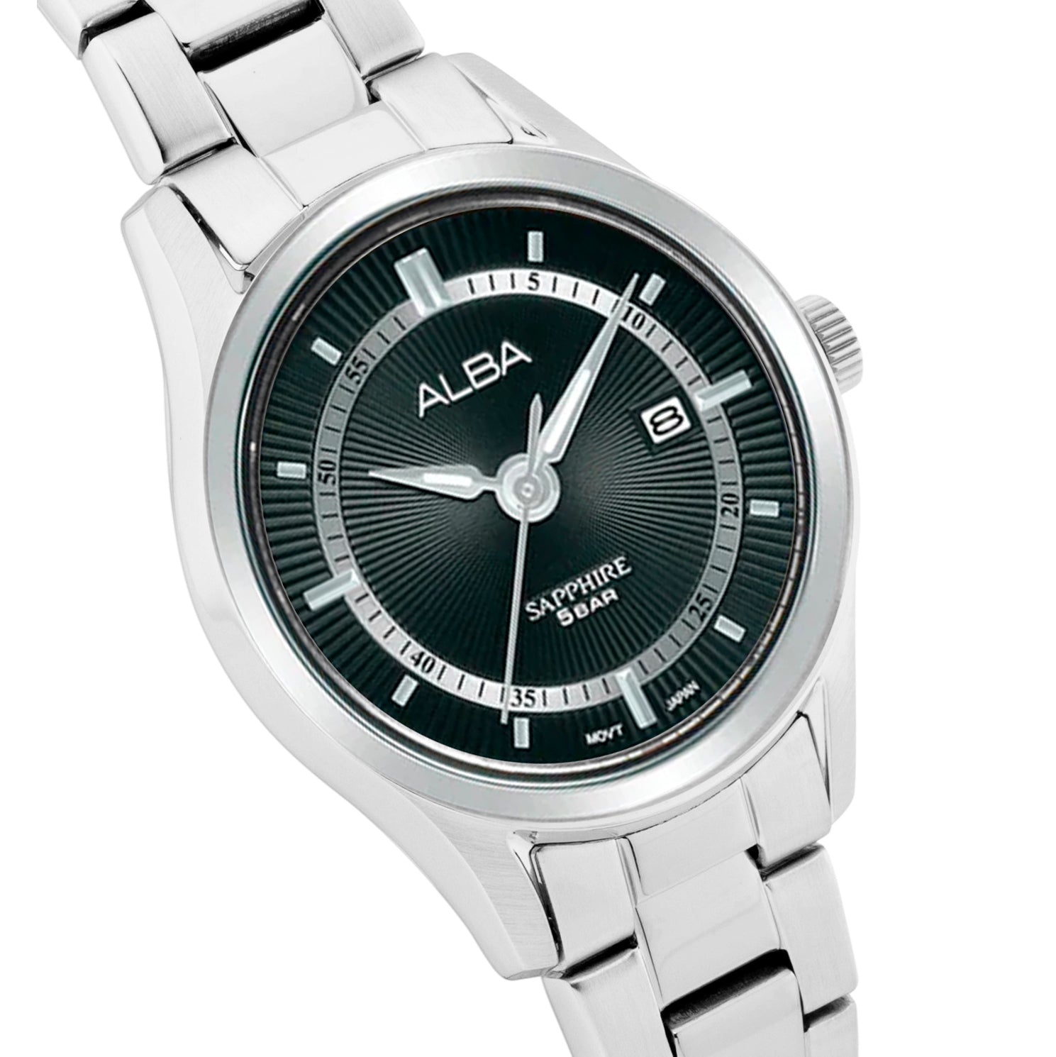 AS9R19X1 Asterix Black Dial with Metal Strap