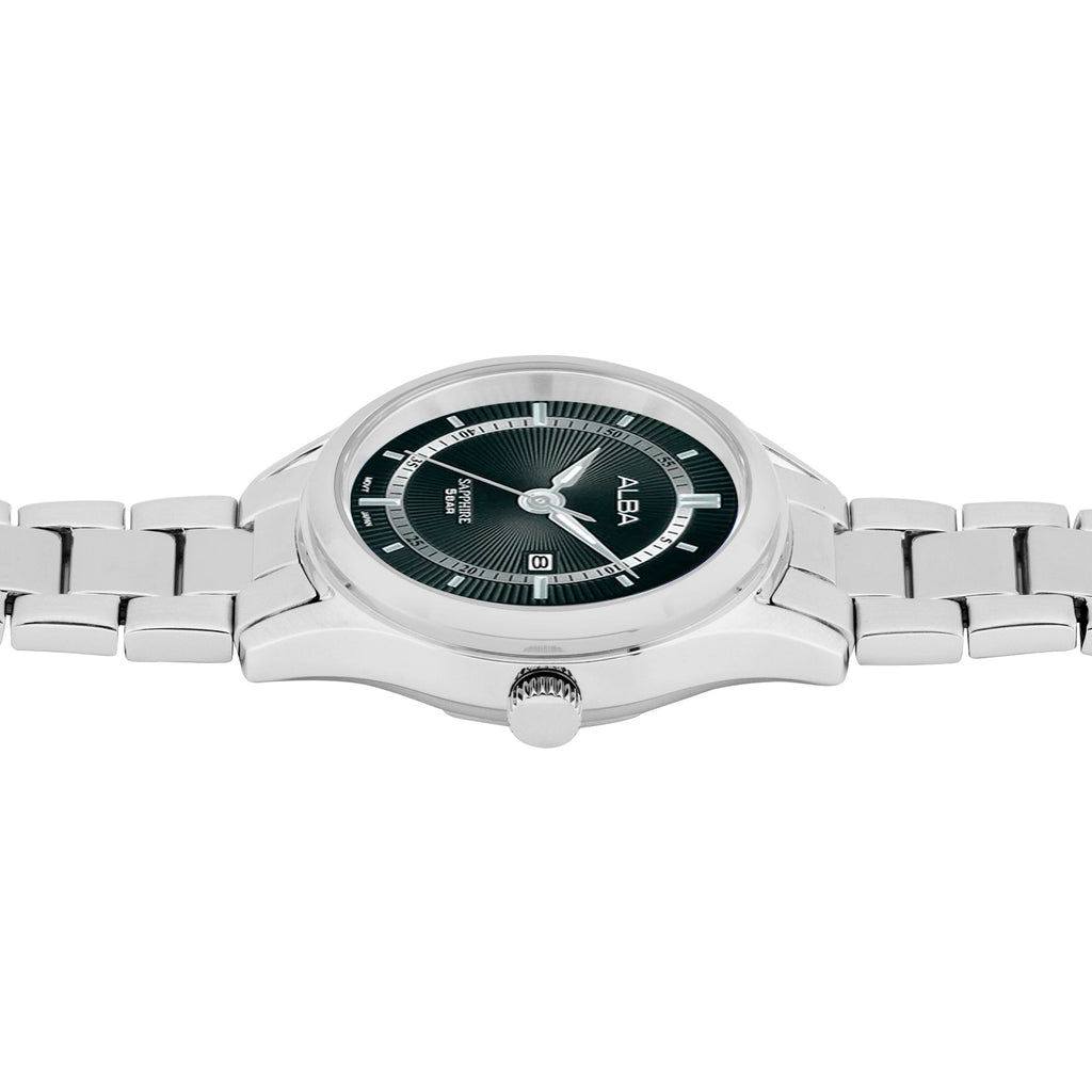 AH7BQ7X1 Sterling Black Ladies Watch