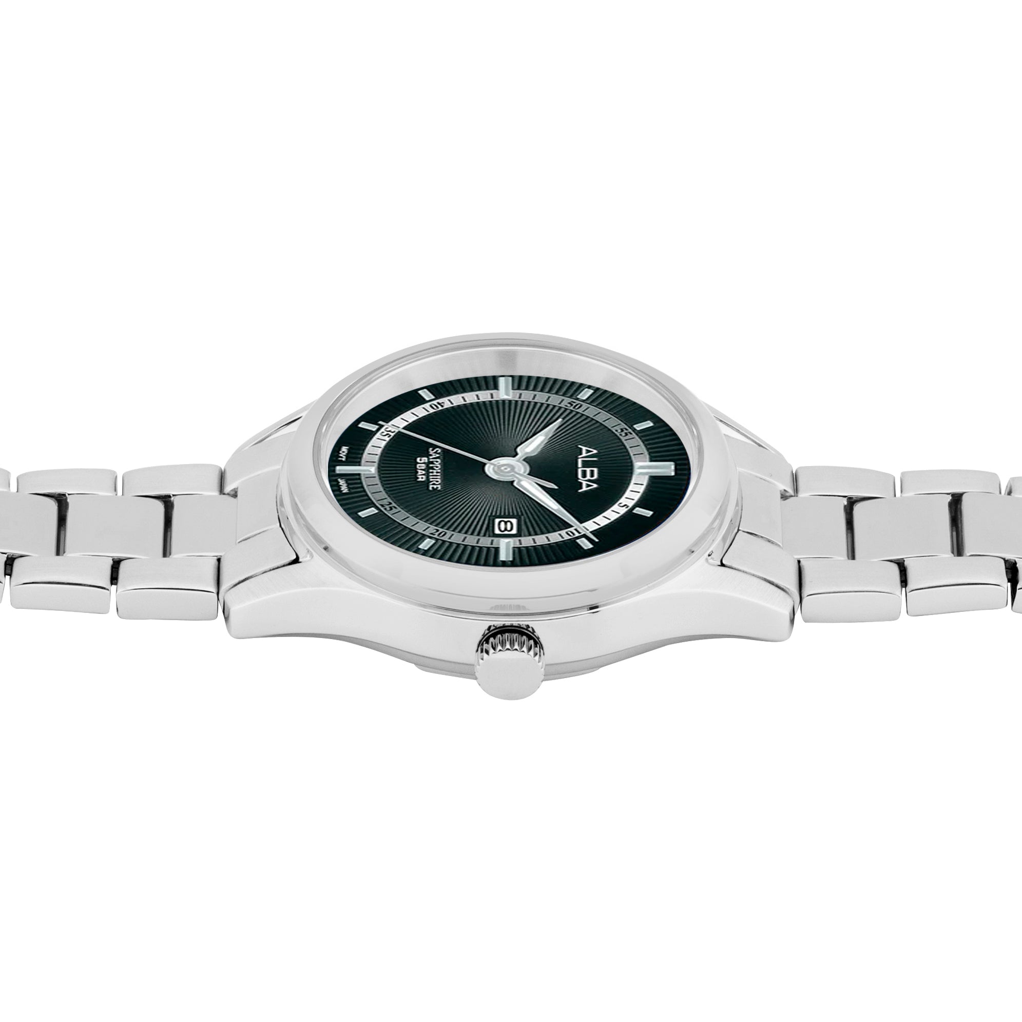 AH7BQ7X1 Sterling Black Ladies Watch