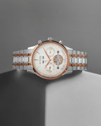 Celestial White with Rose Gold