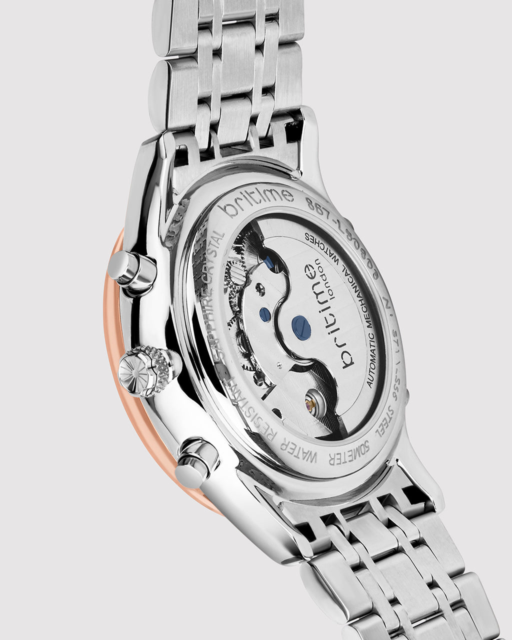 Celestial White with Rose Gold