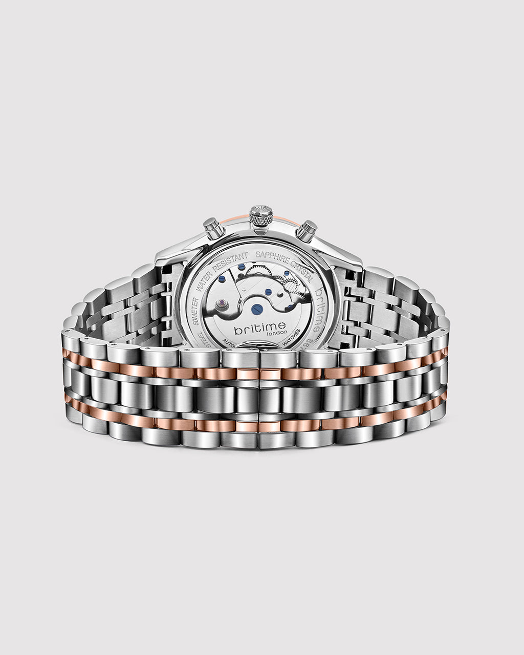 Celestial White with Rose Gold