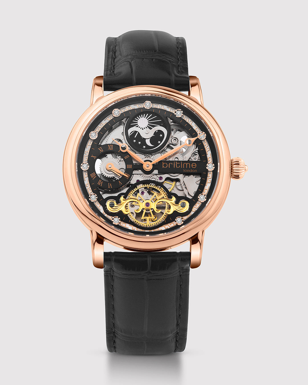 Crist Black with Rose Gold