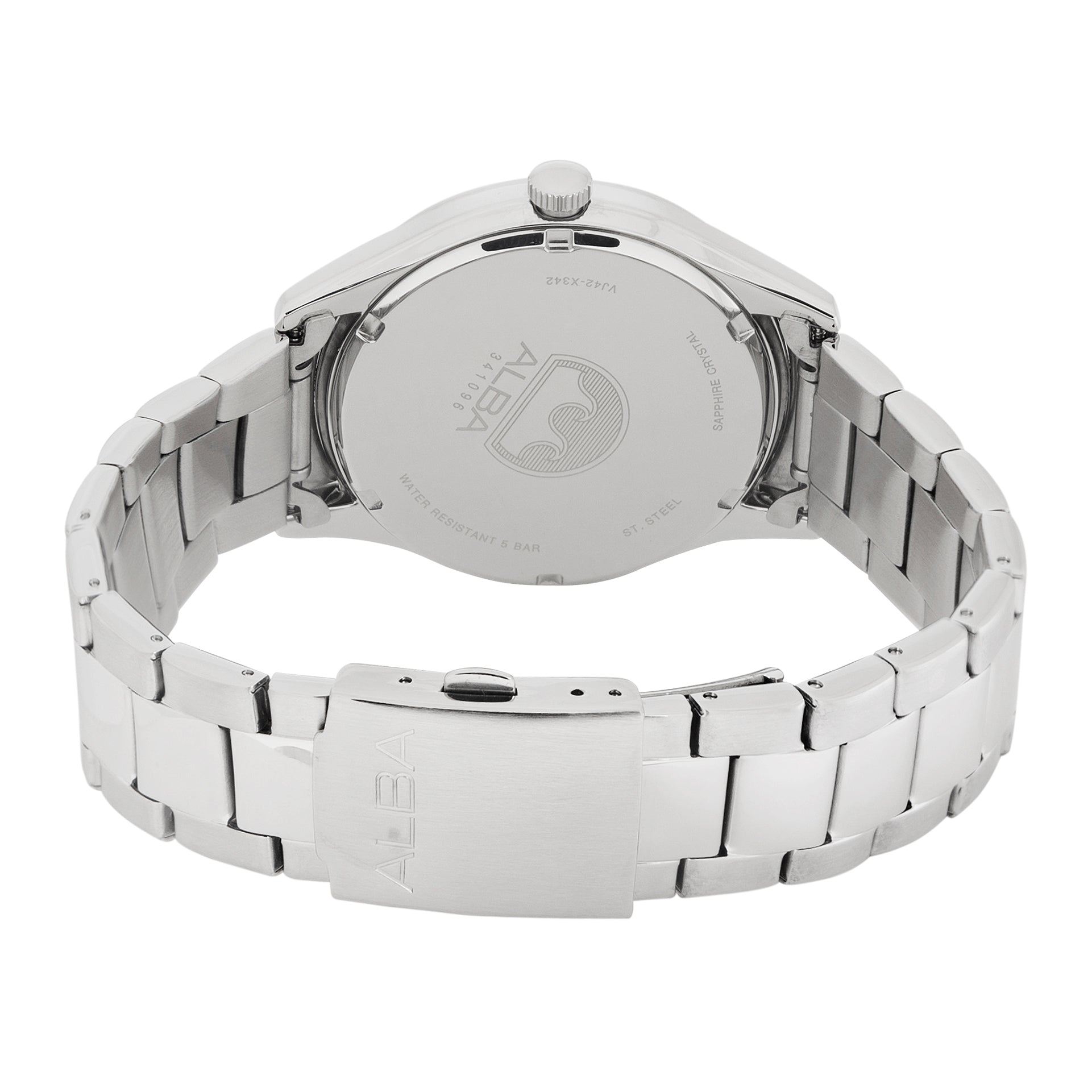 AS9R19X1 Asterix Black Dial with Metal Strap