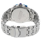Titan Quartz Chronograph Watch for Men Blue Dial with Stainless Steel Strap
