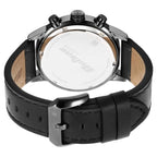Titan Octane Silver Dial Leather Strap Watch for Men