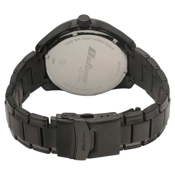 Titan Quartz Multifunction Watch for Men Silver Dial with Stainless Steel Strap