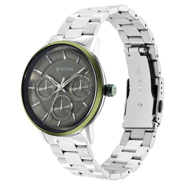 Titan Green Dial Multifunction Watch for Men
