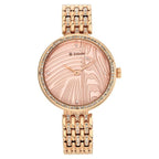 Titan Animalia Quartz Analog Watch for Women with Rose Gold Colour Stainless Steel Strap
