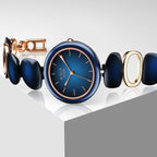 Titan Raga Ceramics Blue Dial Analog Watch for Women