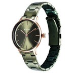 The Titan TGIF Quartz Analog Brown Dial Rose Gold Stainless Steel Strap Watch Exudes Elegance and Charm Perfect for Women.