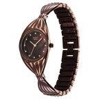 Titan Raga Memoirs Quartz Analog Mother of Pearl Dial Watch for Women with Metal Strap