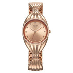 Titan Raga Memoirs Quartz Analog Rose Gold Dial Watch for Women with Metal Strap