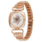 Titan Raga Memoirs Memoirs Pinwheel Quartz Analog Mother of Pearl Dial Watch for Women with Metal Strap