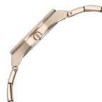 Titan Workday Wonders Quartz Analog with Date Mother of Pearl Dial Watch for Women with Rose Gold Stainless Steel Strap