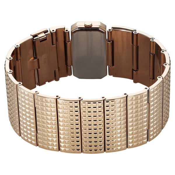 Titan Raga Cocktails Quartz Analog Rose Gold Dial Stainless Steel Strap Watch for Women