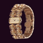 Titan Raga Cocktails Quartz Analog Brown Dial Metal Strap Watch for Women