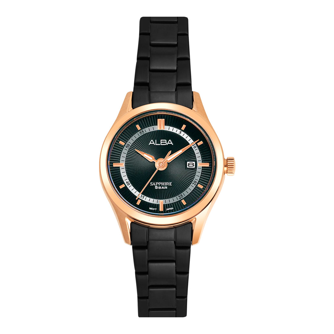 AH7BP8X1 Asterix Black Ladies Watch