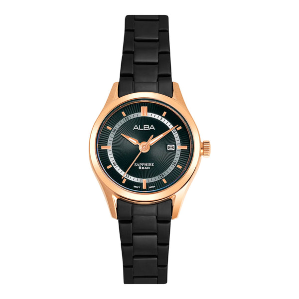AH7BP8X1 Asterix Black Ladies Watch