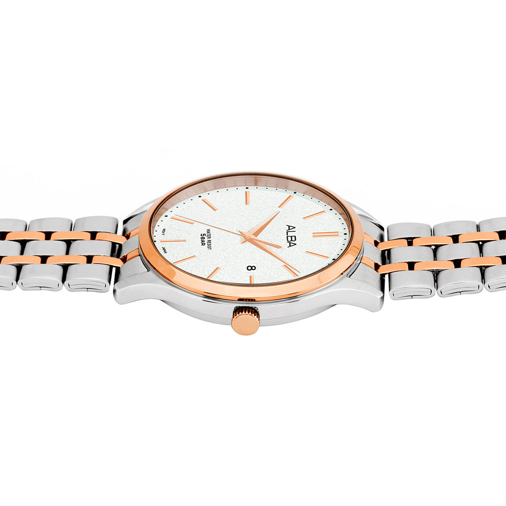 AH7BR6X1 Marble White Ladies Watch