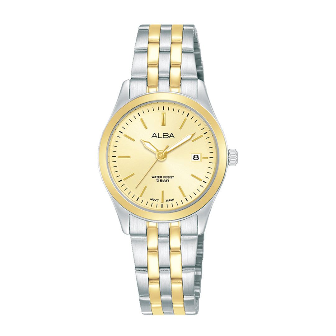 AH7CE8X1 Gleaming Gold Ladies Watch