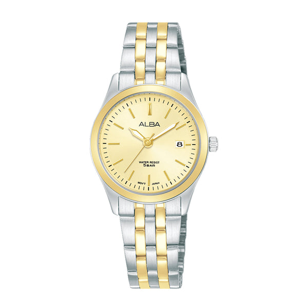 AH7CE8X1 Gleaming Gold Ladies Watch
