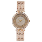 Anne Klein Quartz Analog Mother of Pearl Dial Ceramic Strap Watch for Women