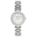 Anne Klein Quartz Analog Mother of Pearl Dial Metal Strap Watch for Women