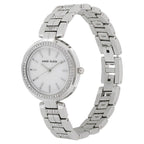 Anne Klein Quartz Analog Mother of Pearl Dial Metal Strap Watch for Women