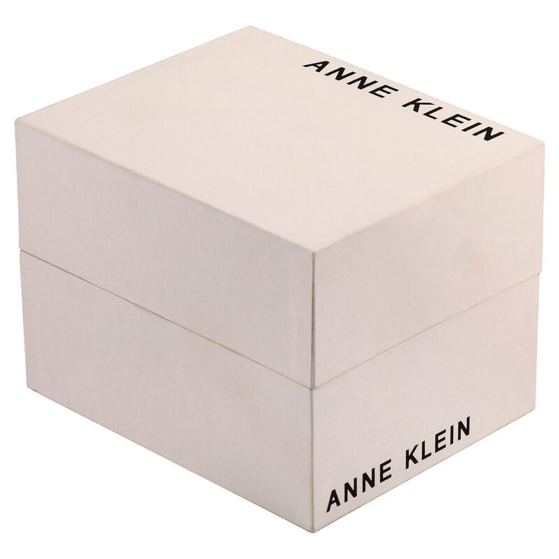 Anne Klein Quartz Analog Pink Dial Leather Strap Watch for Women