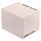 Anne Klein Quartz Analog Pink Dial Leather Strap Watch for Women