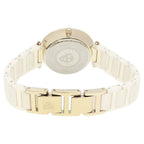 Anne Klein Quartz Analog Pink Dial Ceramic Strap Watch for Women